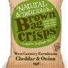 West Country Farmhouse Cheddar and Onion Brown Bag Crisps (40g)